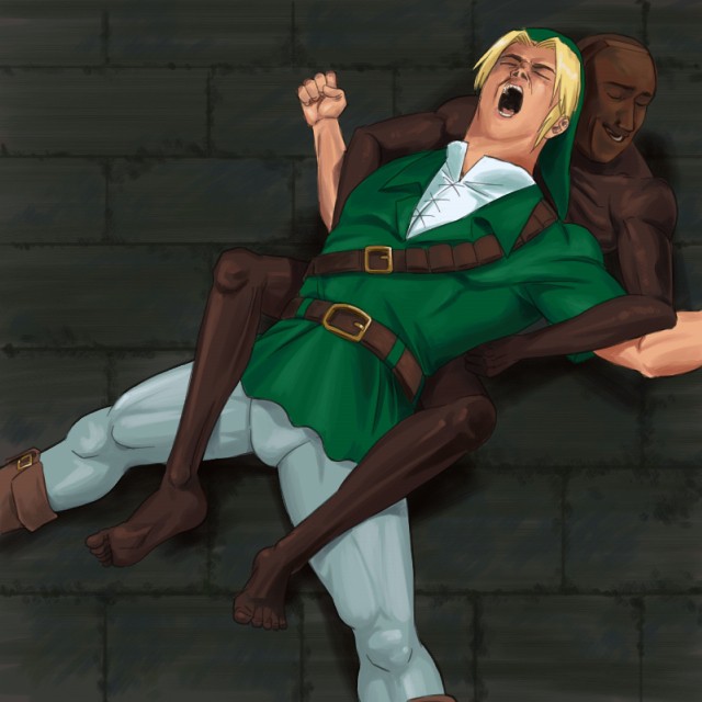 link and redead (the legend of zelda and 1 more) drawn by monbetsu_kuniharu