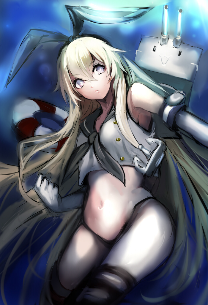 shimakaze and rensouhou-chan (kantai collection) drawn by sou_(66soubfiz)