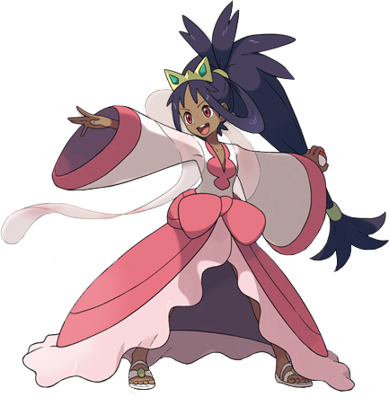 iris (pokemon and 1 more) drawn by oomura_yuusuke