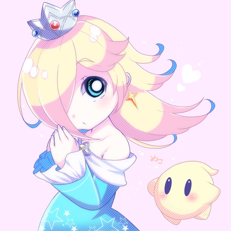 rosalina and luma (mario and 1 more) drawn by nukoko12