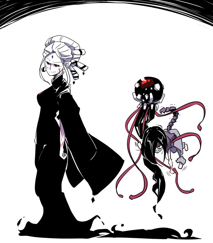 salem and tyrian callows (rwby) drawn by kishiri_(sakurasaku_xyli)