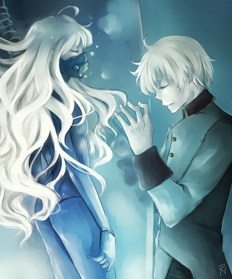 slaine troyard and asseylum vers allusia (aldnoah.zero) drawn by torari_(1055294)
