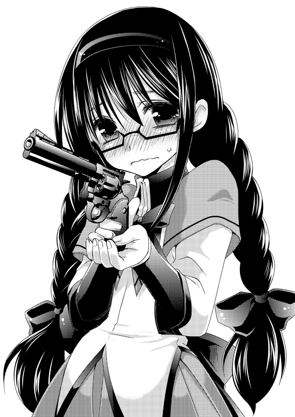 akemi homura (mahou shoujo madoka magica) drawn by koruri