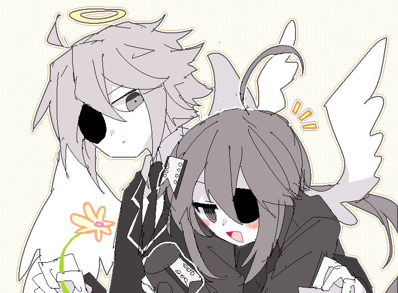 wodahs and alela grora (funamusea and 1 more) drawn by kakketsu