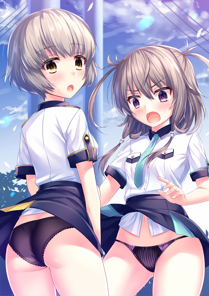 shichinosato kofuki and iwakura sanae (toji no miko) drawn by kmcgold30