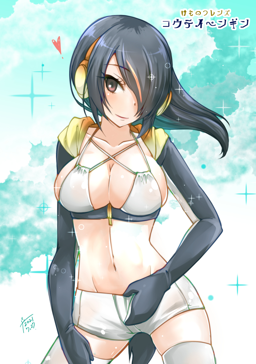 emperor penguin (kemono friends) drawn by chiki_yuuko