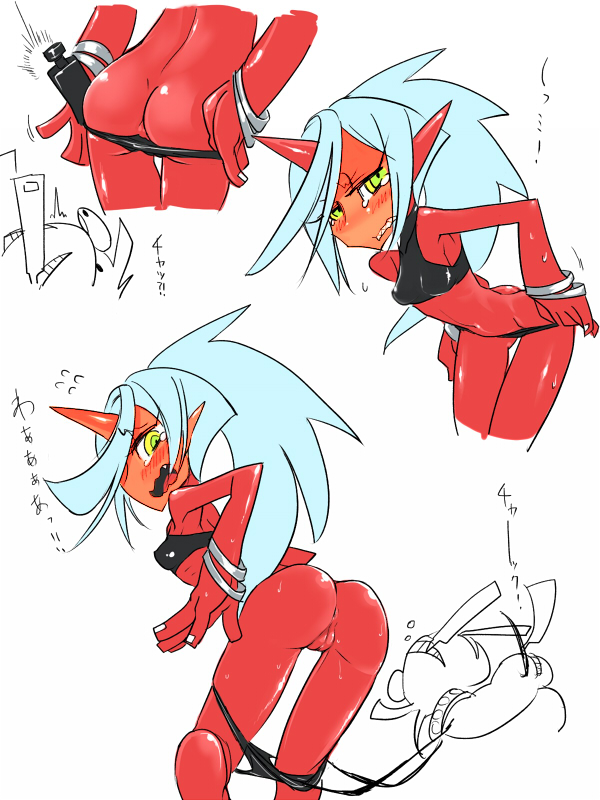 kneesocks and chuck (panty & stocking with garterbelt) drawn by z-ton