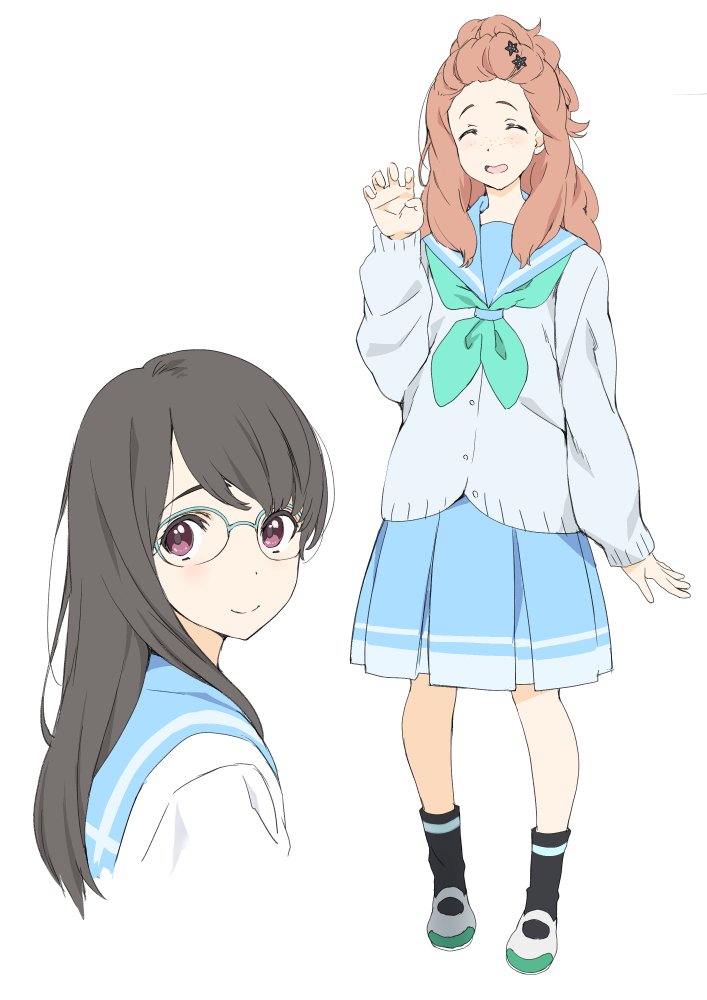 kenzaki ririka and etou kana (hibike! euphonium and 1 more) drawn by nagayori