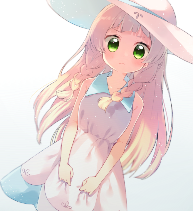 lillie (pokemon and 1 more) drawn by komachi_pochi