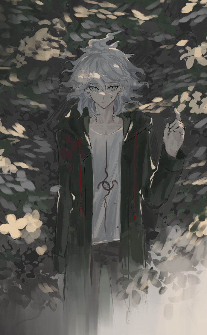 komaeda nagito (danganronpa and 1 more) drawn by qing_bie_gou_jiao