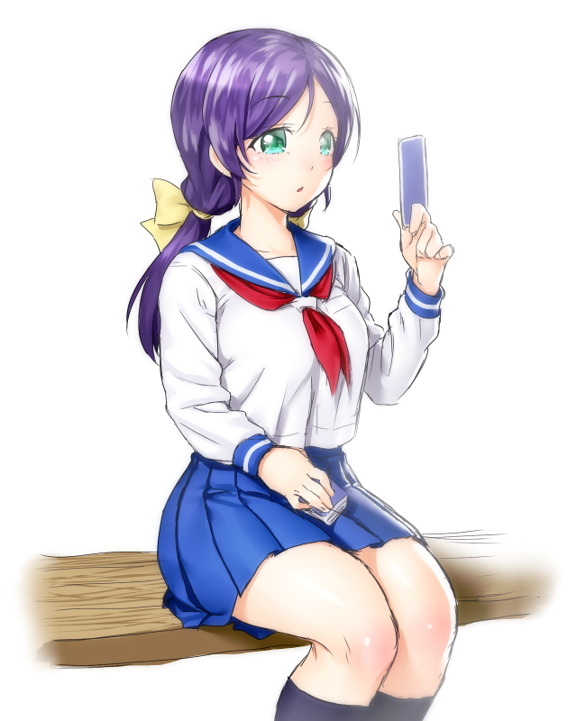 tojo nozomi (love live! and 1 more) drawn by onsoku_inu