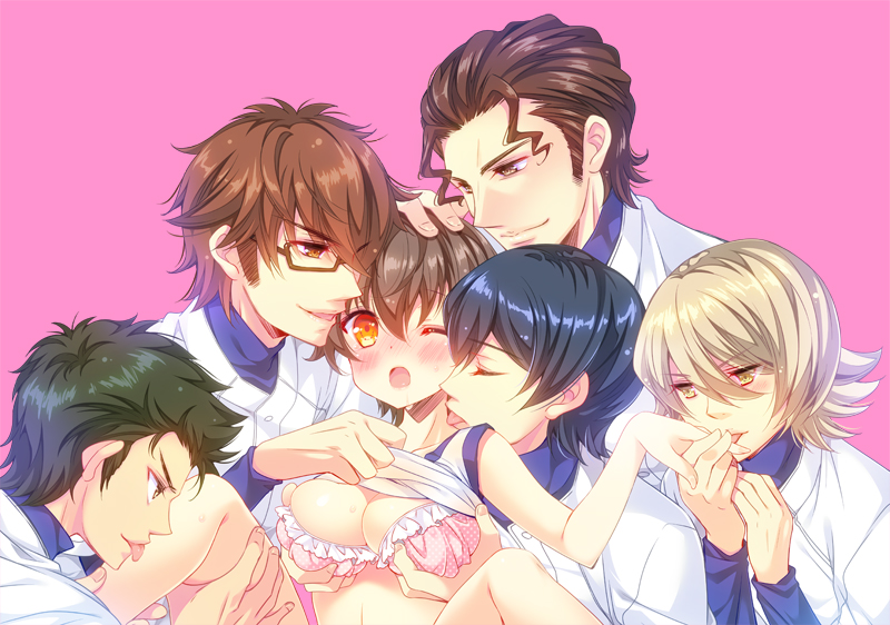miyuki kazuya, sawamura eijun, kuramochi youichi, furuya satoru, takigawa chris yuu, and 1 more (ace of diamond) drawn by inugahora_an