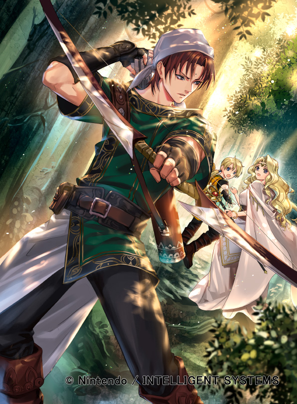 edain, dew, and jamke (fire emblem and 2 more) drawn by kuroba.k