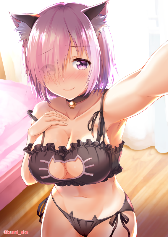 mash kyrielight (fate and 1 more) drawn by izumi_akane