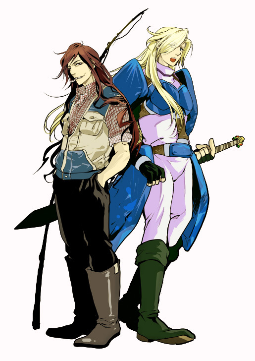 gourry gabriev and lina's father (slayers) drawn by jobo_(isi88)