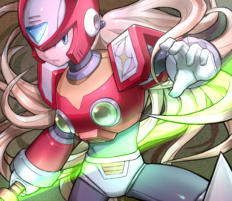 zero (mega man and 1 more) drawn by asaki_(asakimon)