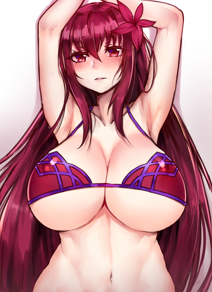 scathach (fate and 1 more) drawn by osiimi