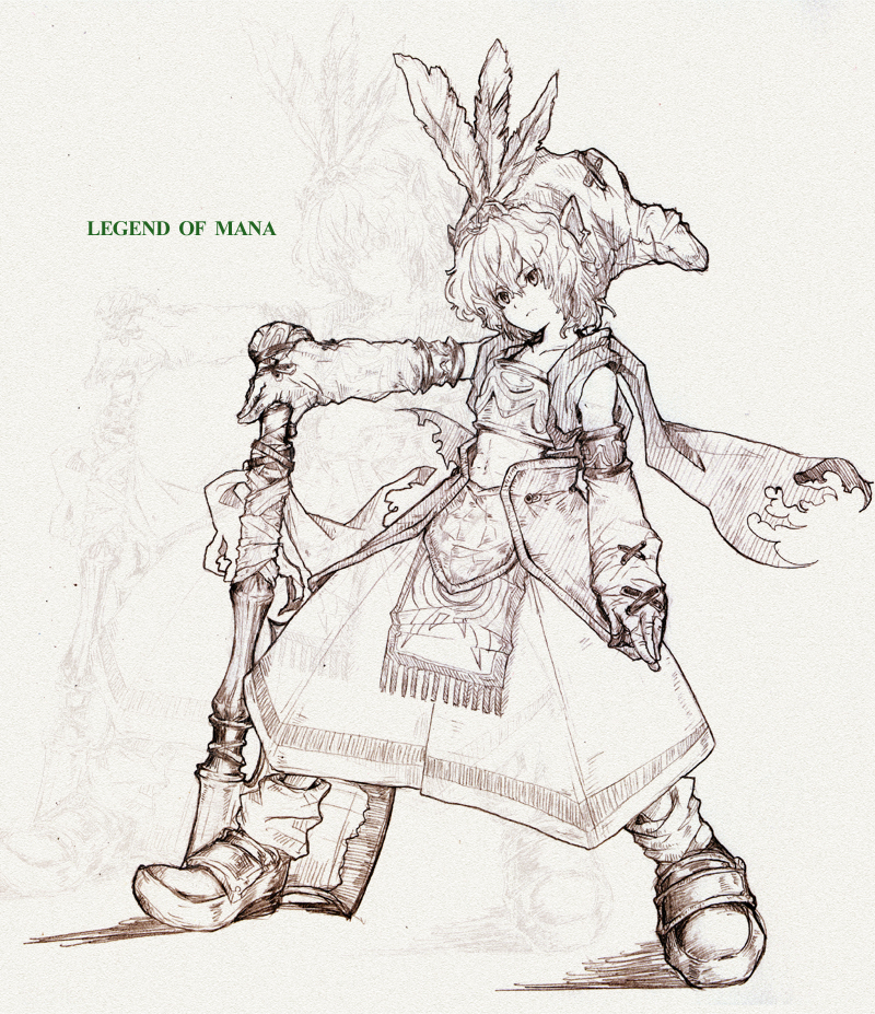 toto (seiken densetsu and 1 more) drawn by baku_(bakunooekaki)