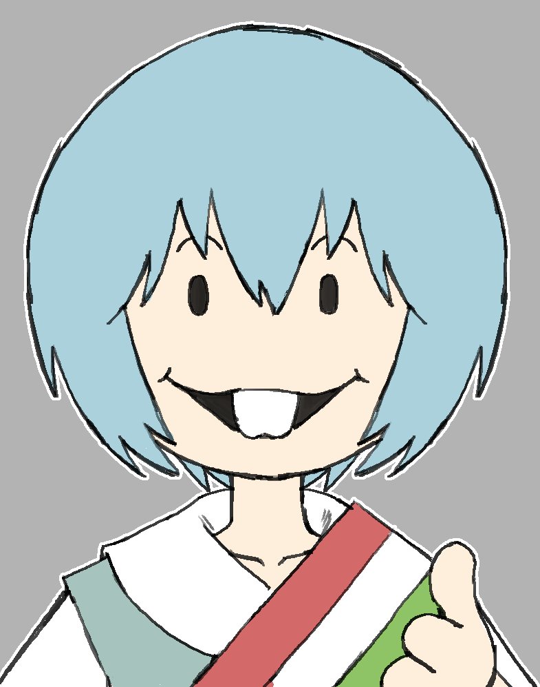 ayanami rei and andres manuel lopez obrador (neon genesis evangelion) drawn by pantsu-ripper
