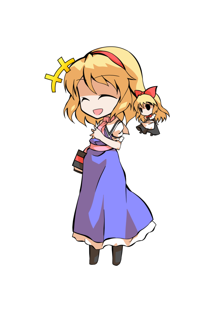 alice margatroid and shanghai doll (touhou) drawn by dairi