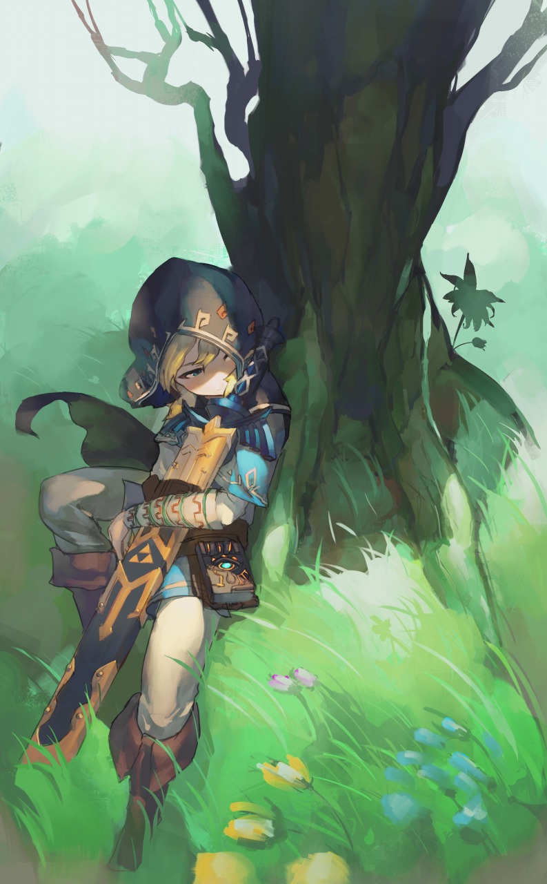 link (the legend of zelda and 1 more) drawn by yogurt_bakudan