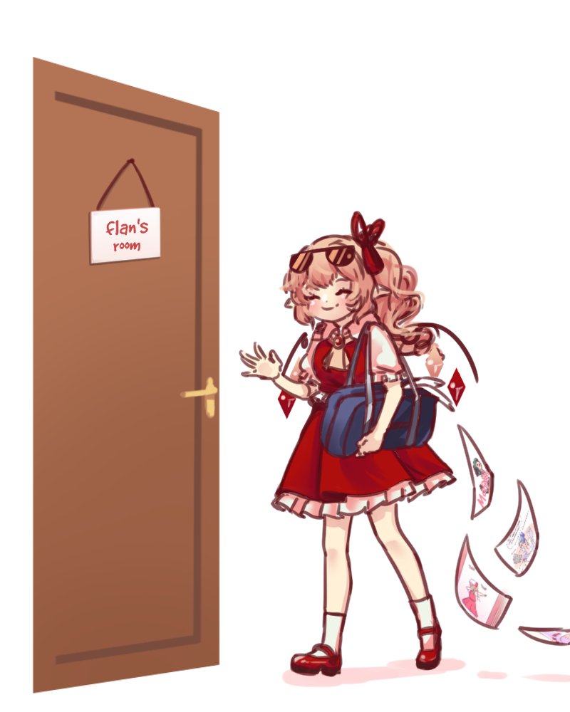 flandre scarlet (touhou) drawn by yoruny
