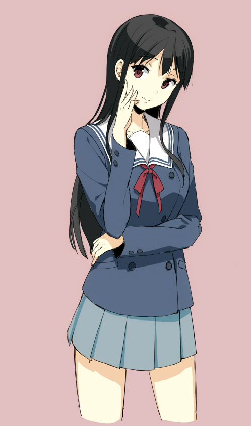 nase mitsuki (kyoukai no kanata) drawn by sasamori_tomoe