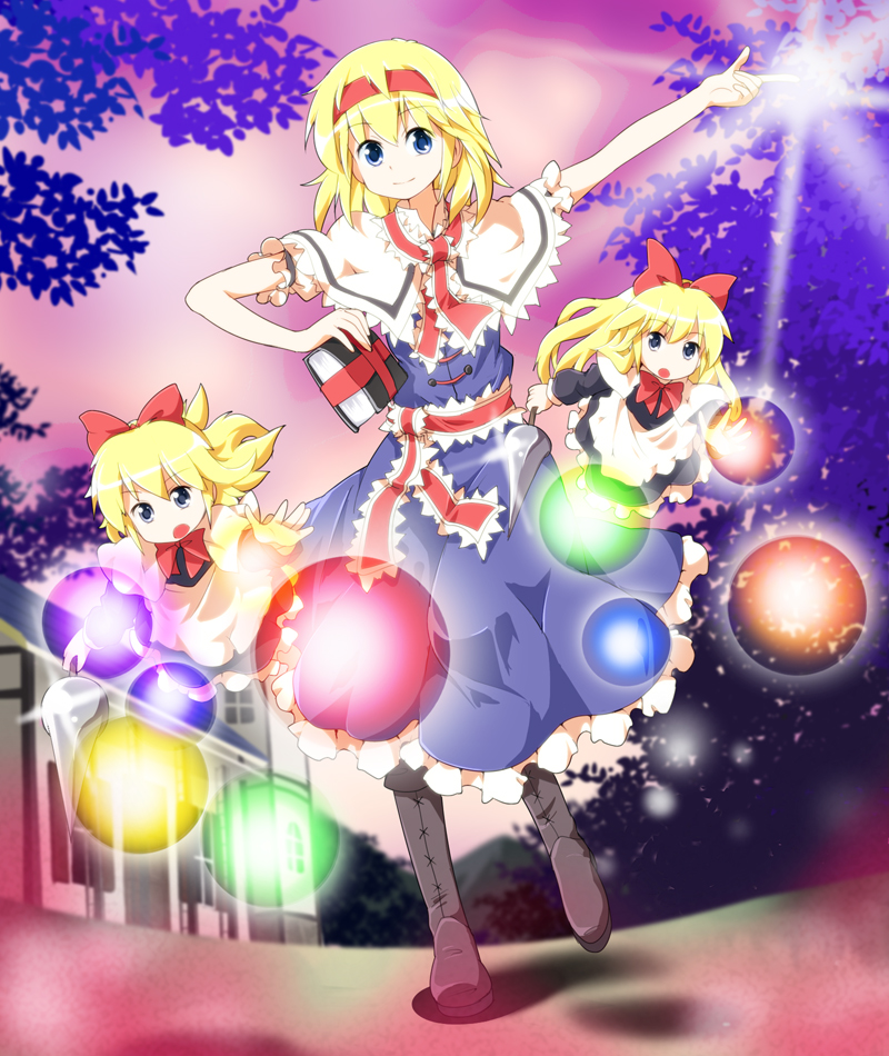 alice margatroid and shanghai doll (touhou) drawn by ruu_(tksymkw)