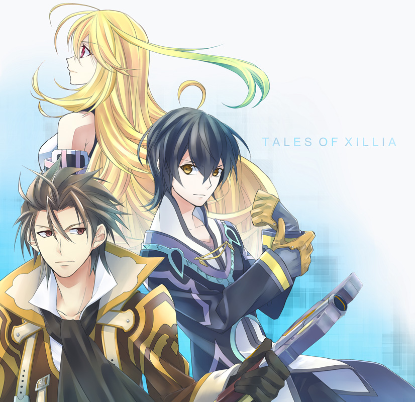 milla maxwell, jude mathis, and alvin (tales of and 1 more) drawn by lydi_(dd)