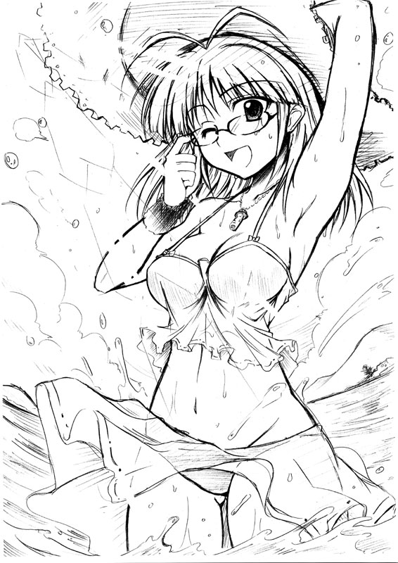 akizuki ritsuko (idolmaster and 1 more) drawn by matsugami_kurare