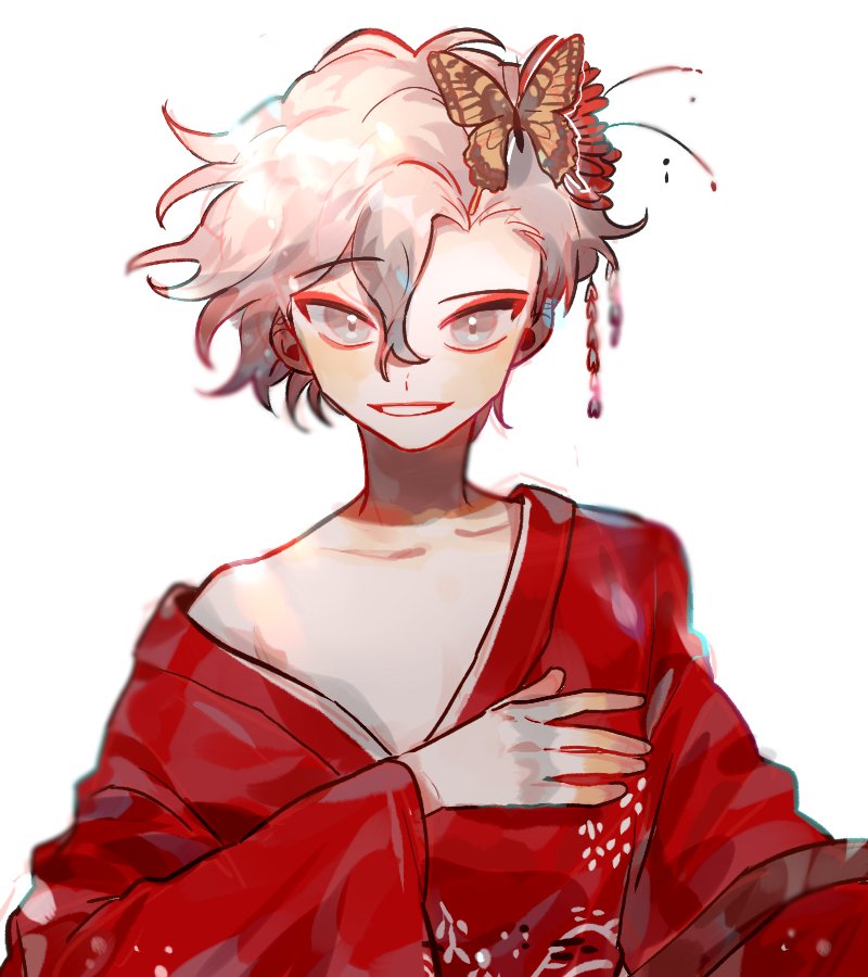 komaeda nagito (danganronpa and 1 more) drawn by g0m_0