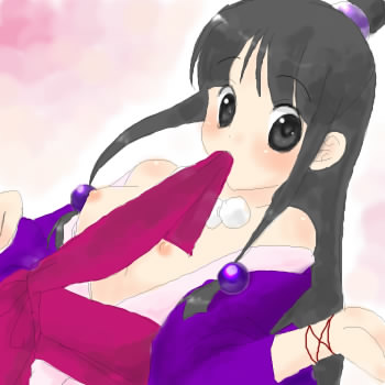 maya fey (ace attorney) drawn by okahara_megu