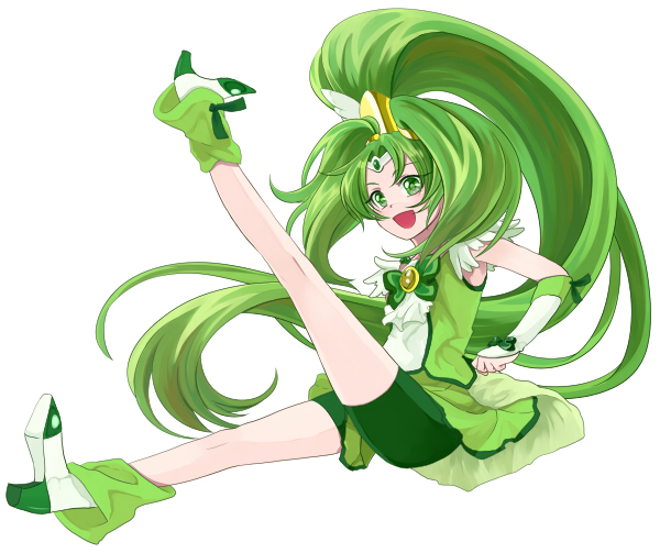 midorikawa nao and cure march (precure and 1 more) drawn by sasamaru_chimaki