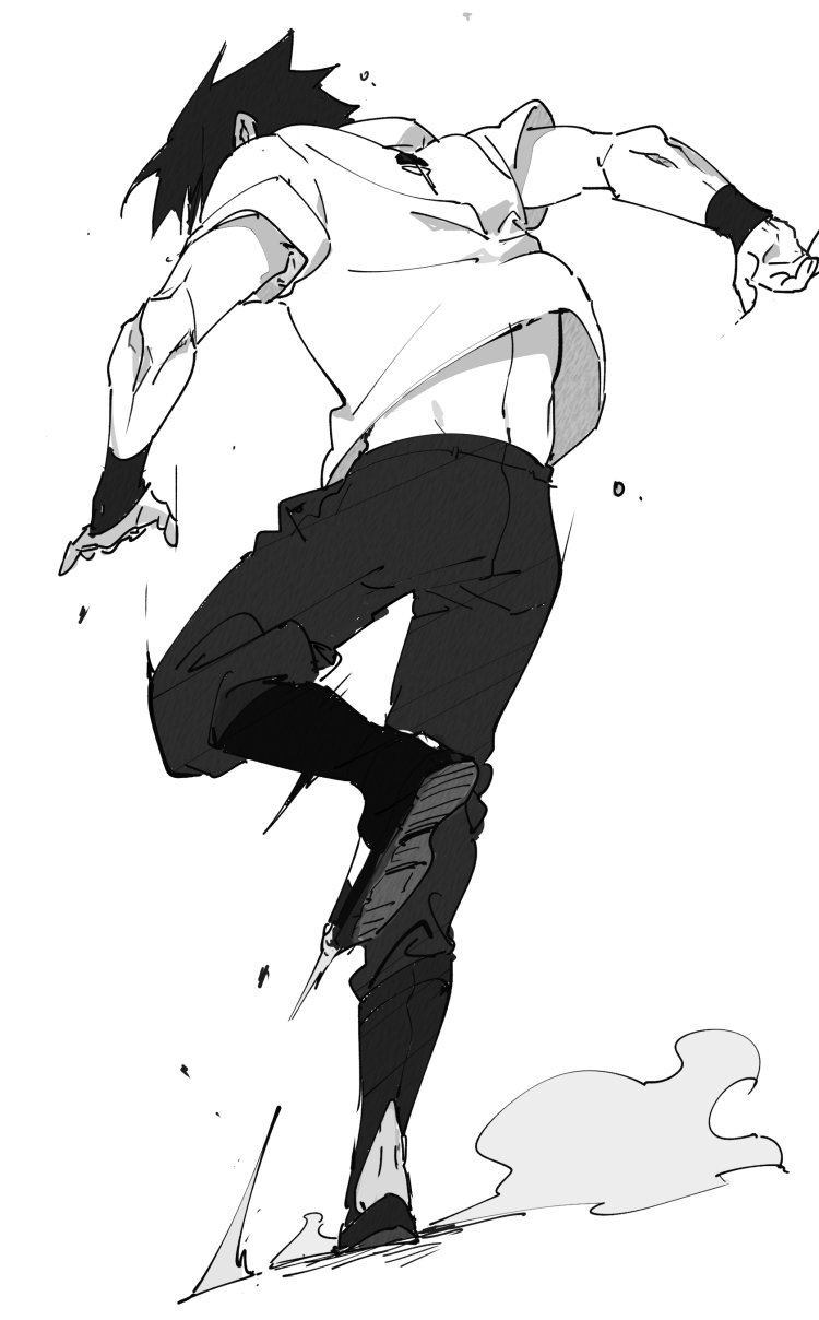 uchiha sasuke (naruto and 1 more) drawn by amo59320