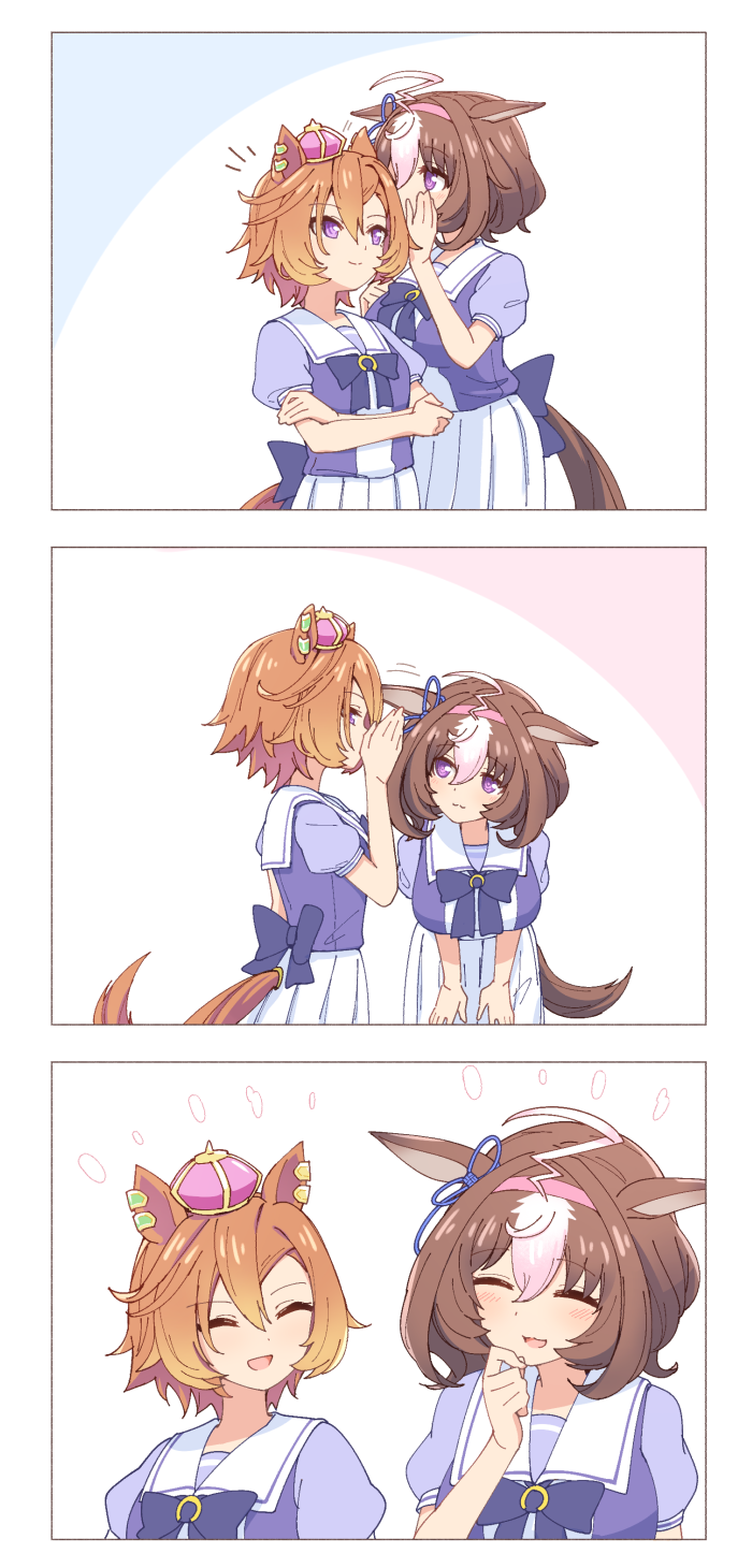 t.m. opera o and meisho doto (umamusume) drawn by hihiqhi