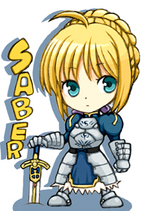 artoria pendragon and saber (fate and 1 more) drawn by kannagi_kaname