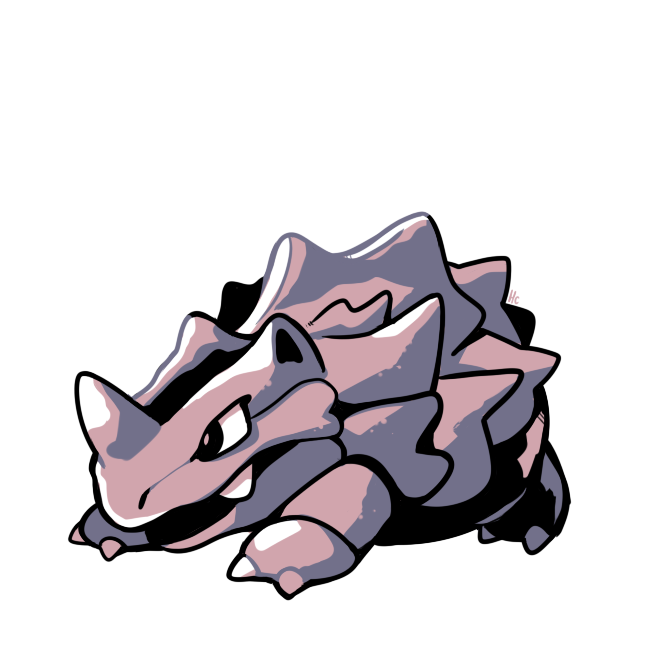 rhyhorn (pokemon and 1 more) drawn by rumwik