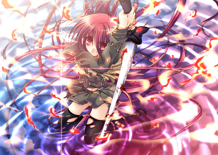 shana and alastor (shakugan no shana) drawn by sakayaki_(burning_soul)