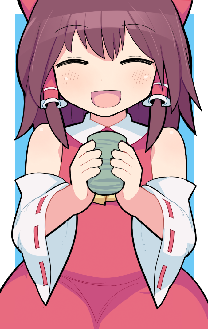hakurei reimu and reu (touhou and 1 more) drawn by hospital_king
