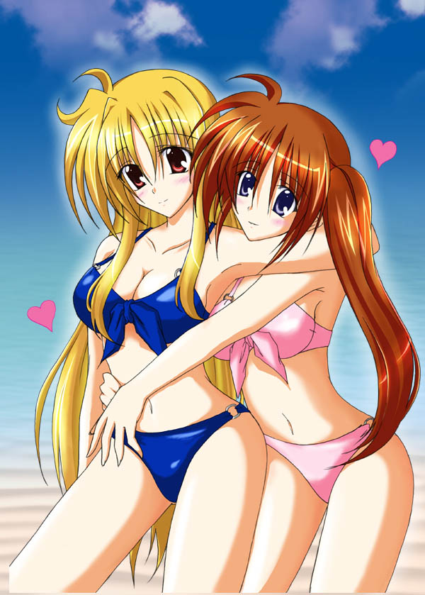 fate testarossa and takamachi nanoha (lyrical nanoha and 1 more)