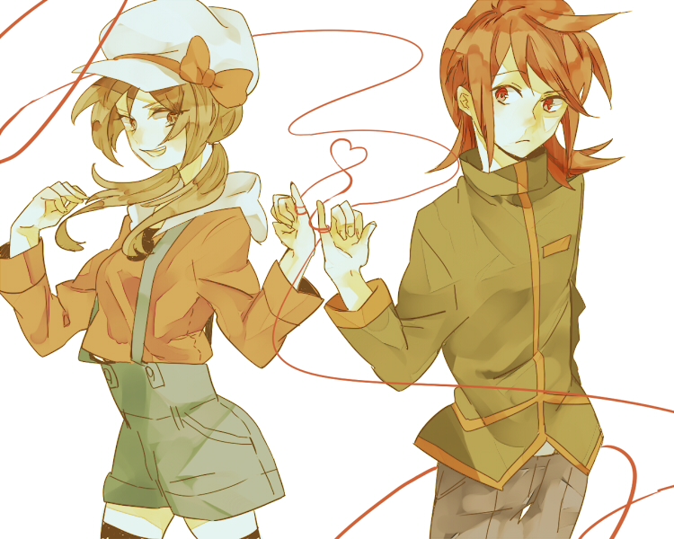 lyra and silver (pokemon and 1 more) drawn by maru0one