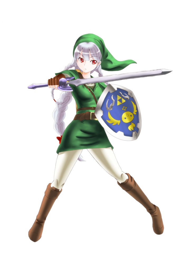 link, valkyrie, and light valkyrie (the legend of zelda and 1 more) drawn by kazuki_(kazuki8837)