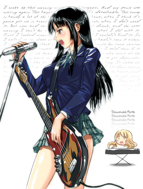 megurine luka, akiyama mio, kotobuki tsumugi, and takoluka (vocaloid and 2 more) drawn by s_zenith_lee