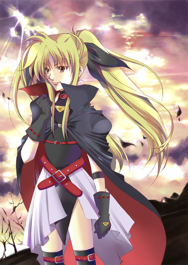 fate testarossa (lyrical nanoha and 1 more) drawn by orito
