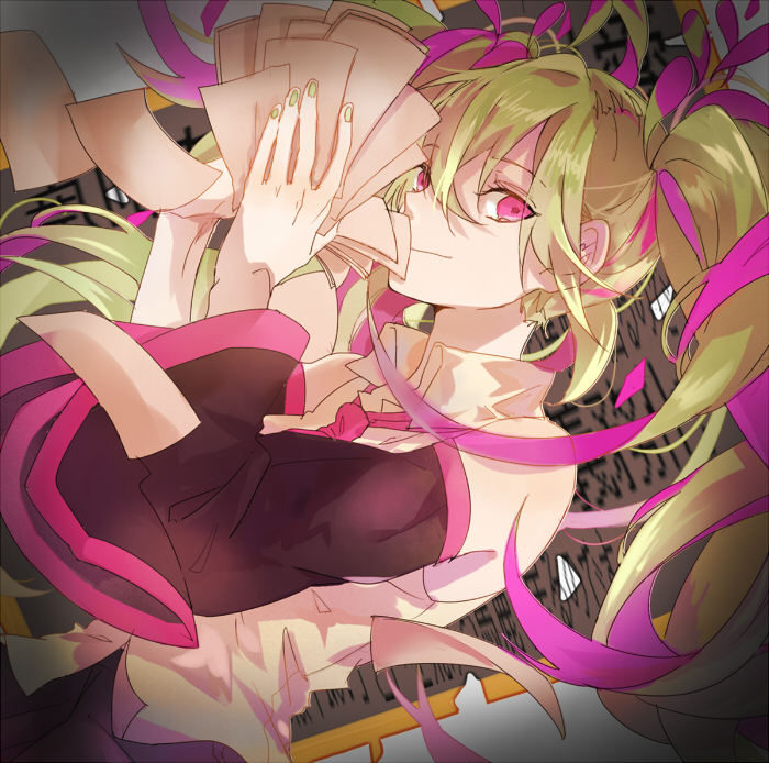 hatsune miku (vocaloid and 1 more) drawn by doi7