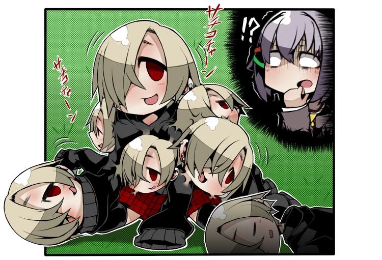 shirasaka koume and koshimizu sachiko (idolmaster and 1 more) drawn by ayame_hashinimasen