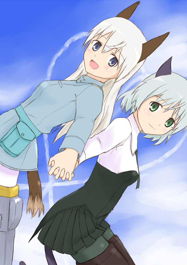 sanya v. litvyak and eila ilmatar juutilainen (world witches series and 1 more) drawn by ashuku