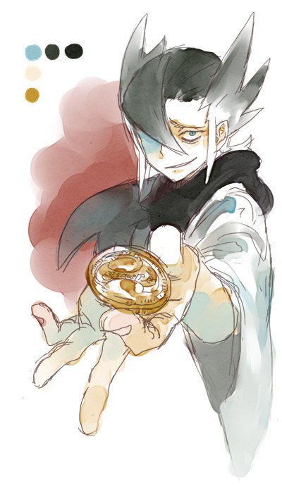 grimsley (pokemon and 1 more) drawn by wanotsuku