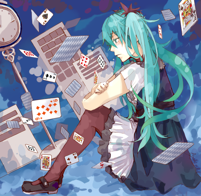 hatsune miku (vocaloid and 1 more) drawn by ayakii