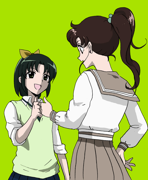 midorikawa nao and kino makoto (precure and 2 more) drawn by kyakya